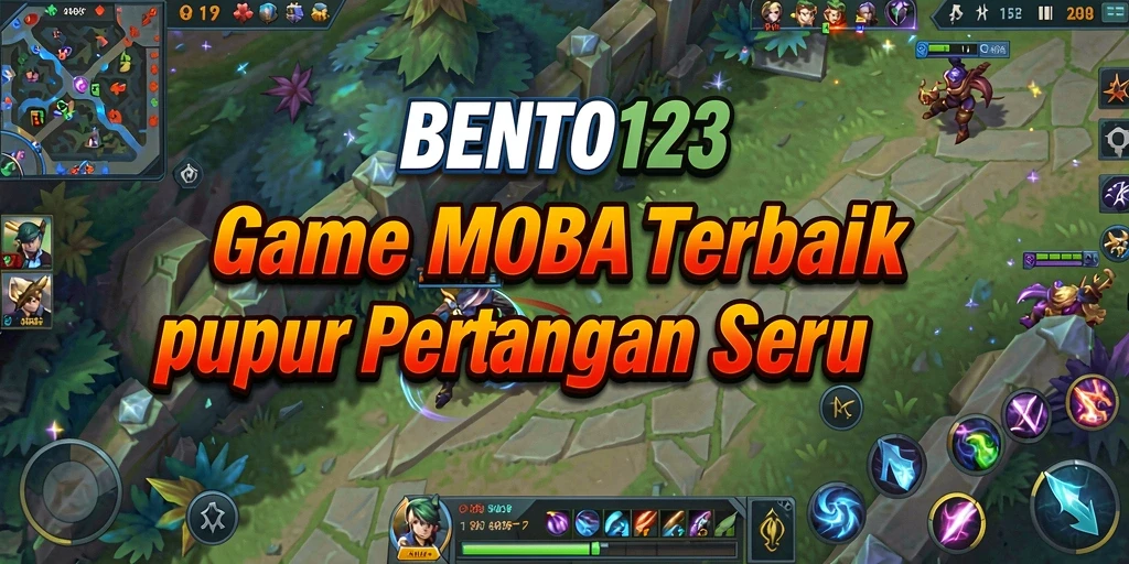 Gameplay seru BENTO123 dengan aksi MOBA yang mendebarkan.