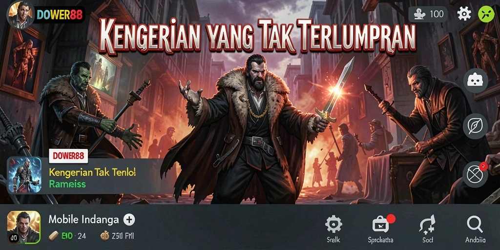 Gameplay DOWER88 dengan atmosfer horor yang intens dan mendebarkan.