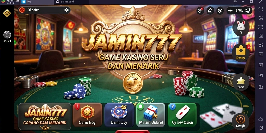 Tampilan menarik dari gameplay JAMIN777 yang penuh keseruan Kasino.
