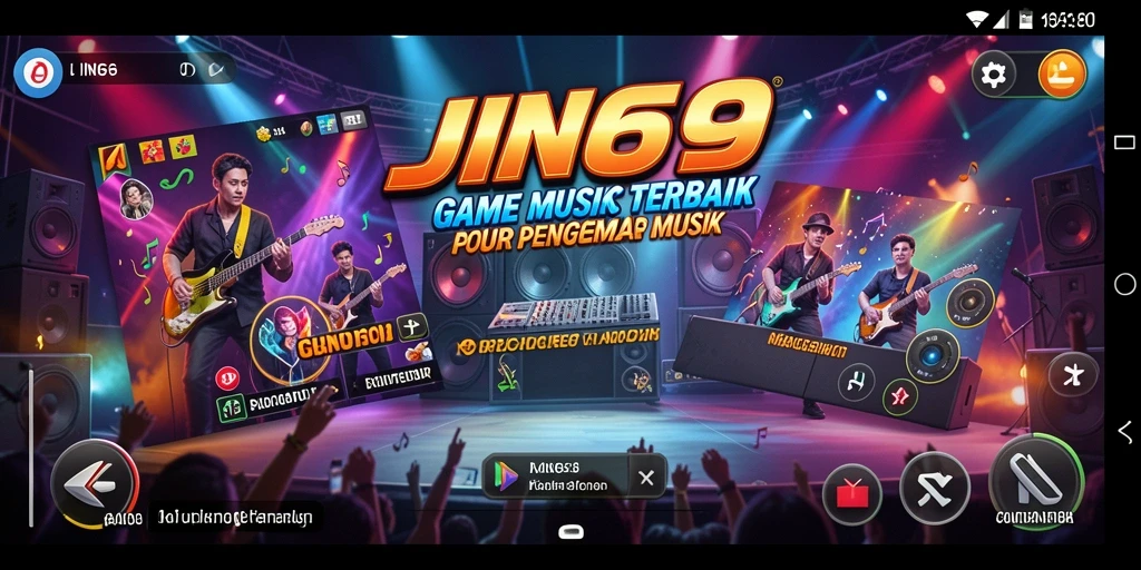 Screenshot dari gameplay <strong>JIN69</strong> yang menunjukkan tantangan musik yang menarik.