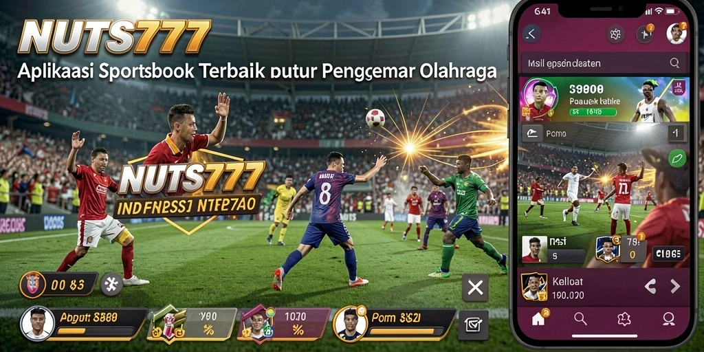 Tampilan gameplay NUTS777 saat memasang taruhan olahraga.