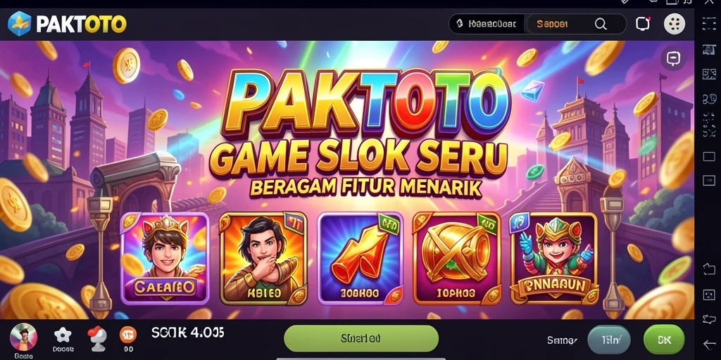 Screenshot gameplay Slot PAKTOTO yang menampilkan keseruan bermain.