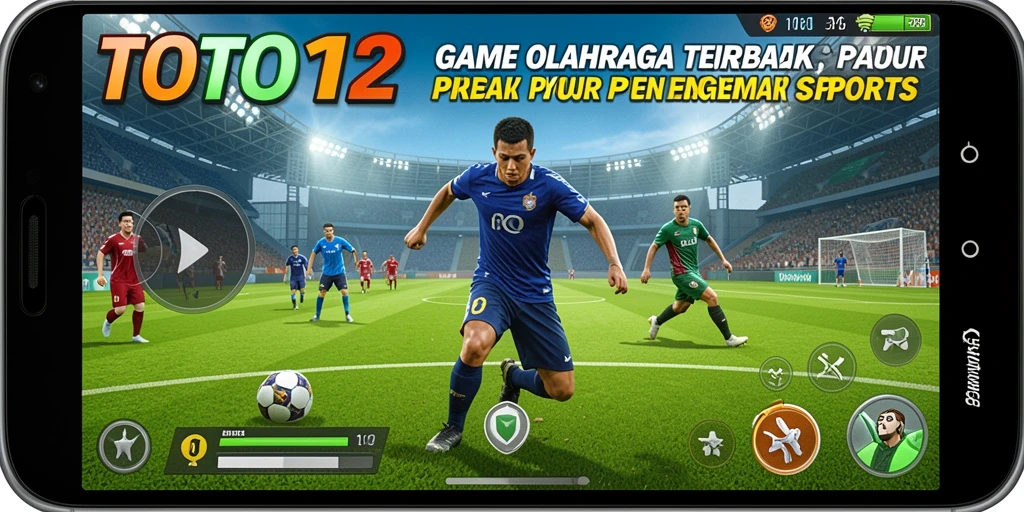 Tampilan menarik dari gameplay TOTO12 yang menampilkan aksi olahraga.