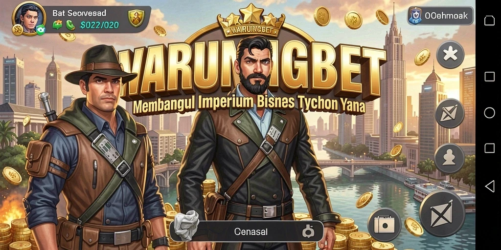 Screenshot utama WARUNGBET menampilkan gameplay Tycoon yang mendebarkan.