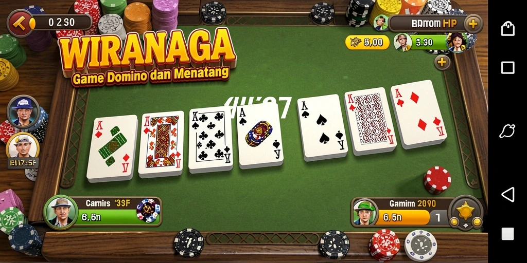 Tampilan gameplay seru dan interaktif dari WIRANAGA.